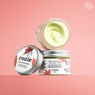 Crème nourrissante visage - Huile de chanvre & eau florale de thym