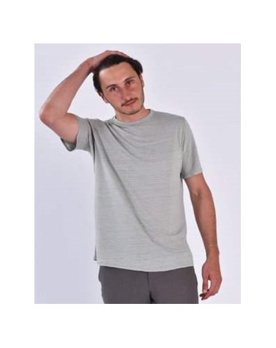 T-SHIRT ZOKKA HOMME - 100% Lin Gris