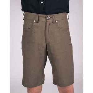 Short Ziggy Homme en 100% Lin Kaki