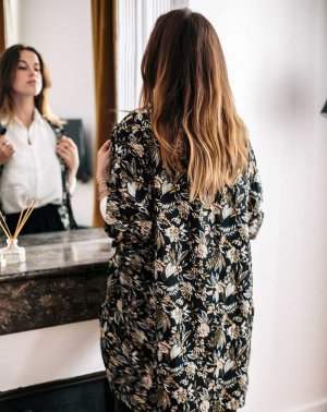 KIMONO ZAURA FEMME - EcoVero imprimé