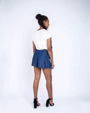 SHORT TAILLE HAUTE ZEF AATISE EN 100% LYOCELL
