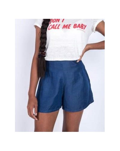 SHORT TAILLE HAUTE ZEF AATISE EN 100% LYOCELL
