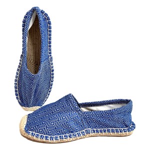 Les espadrilles Krama Heritage Diamond Bleu Roi