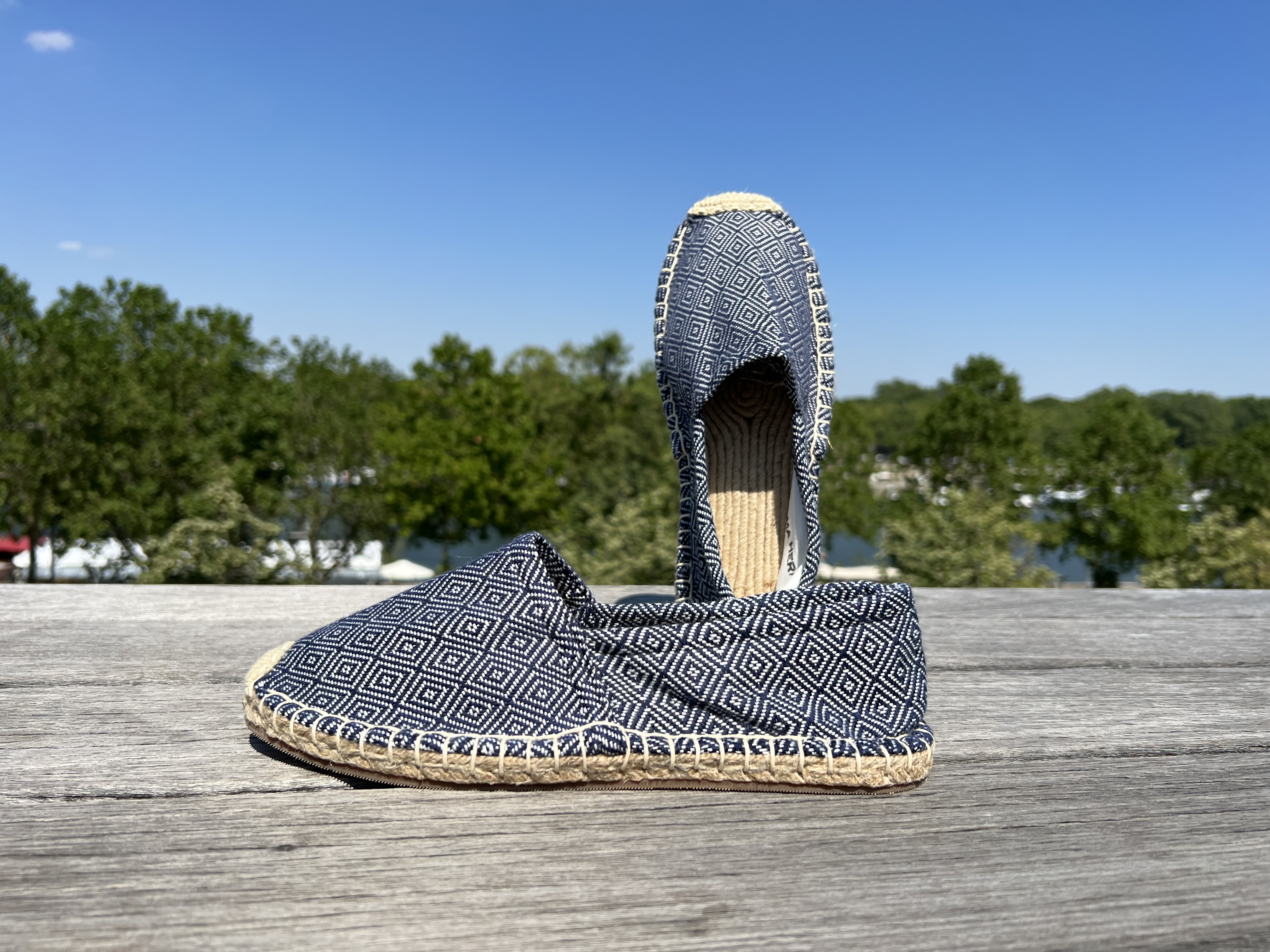 Les espadrilles Krama Heritage Diamond Bleu Marine 4