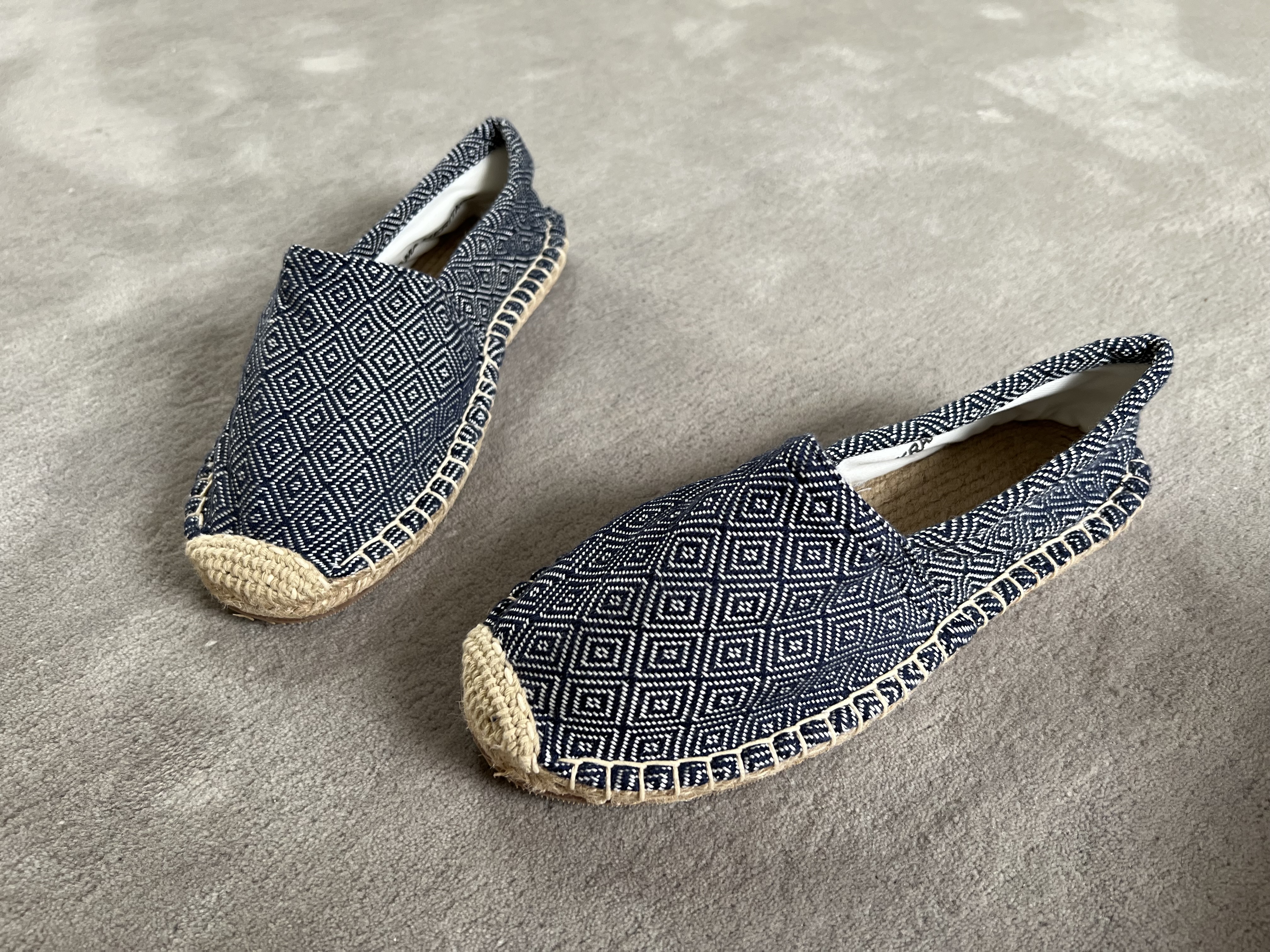 Les espadrilles Krama Heritage Diamond Bleu Marine 6