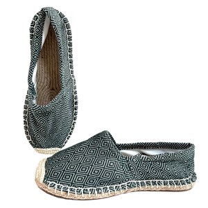 Les espadrilles Krama Heritage Diamond Vert Forêt