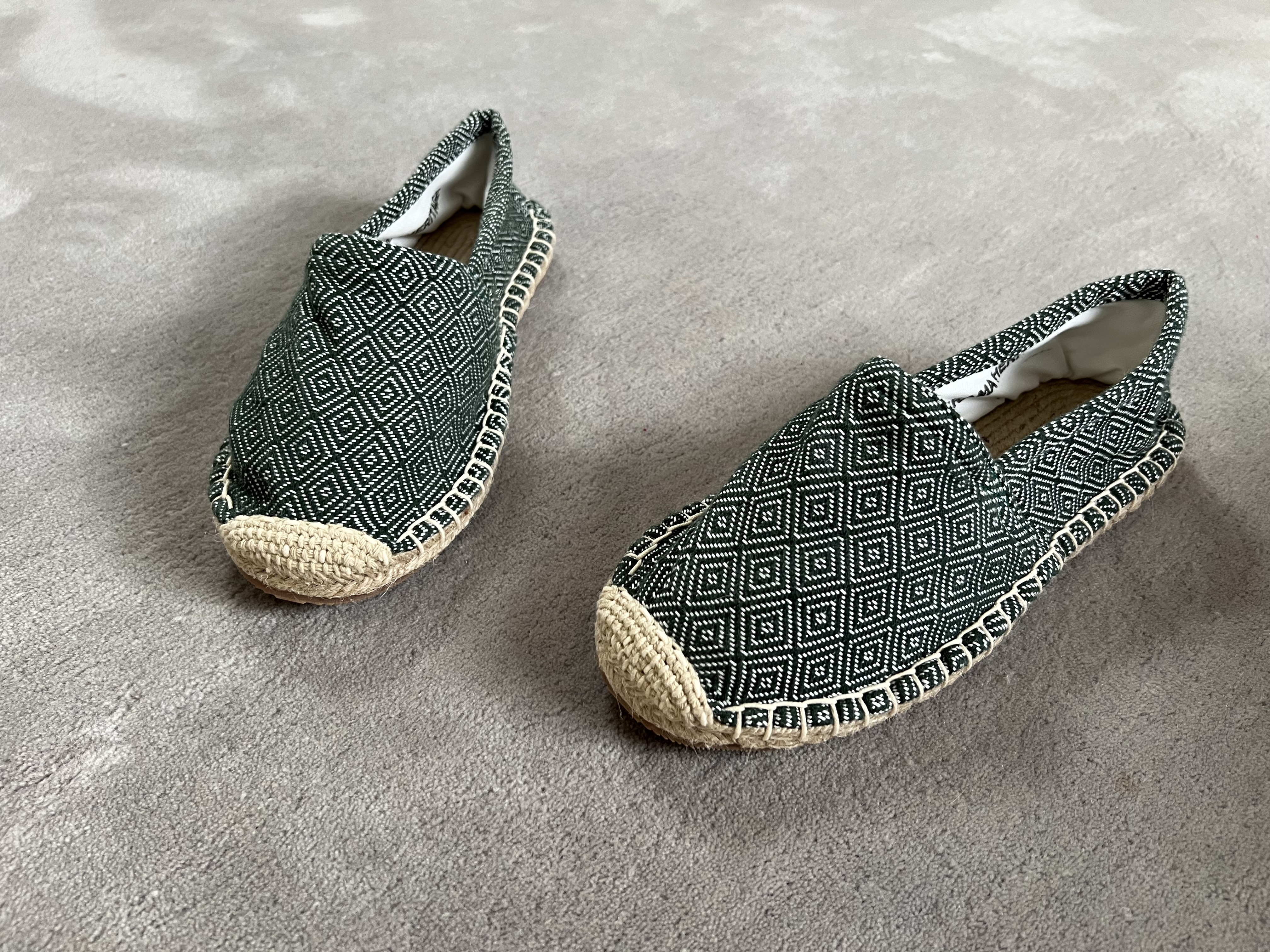 Les espadrilles Krama Heritage Diamond Vert Forêt 6