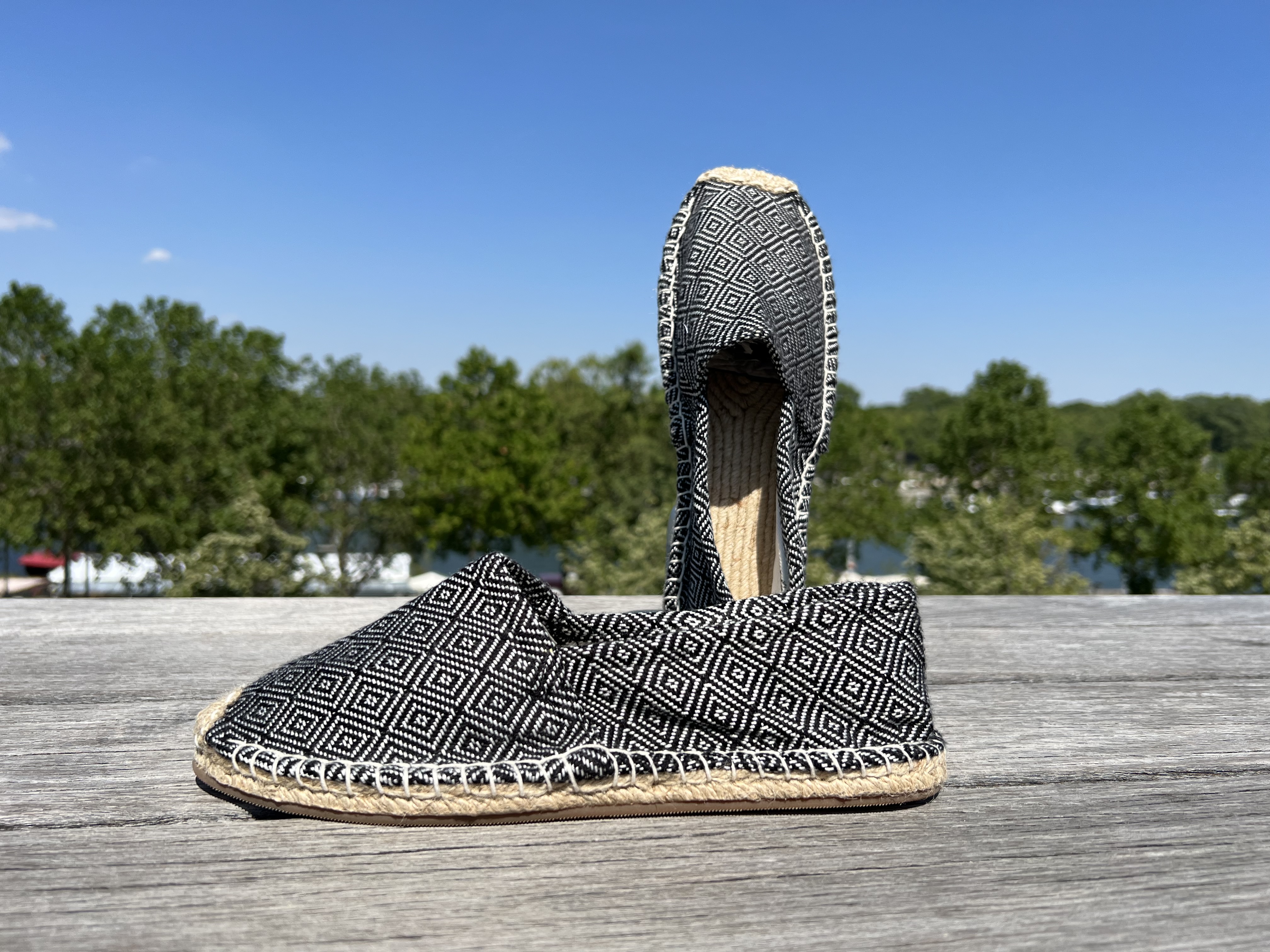 Les espadrilles Krama Heritage Diamond Noir Ebène 3