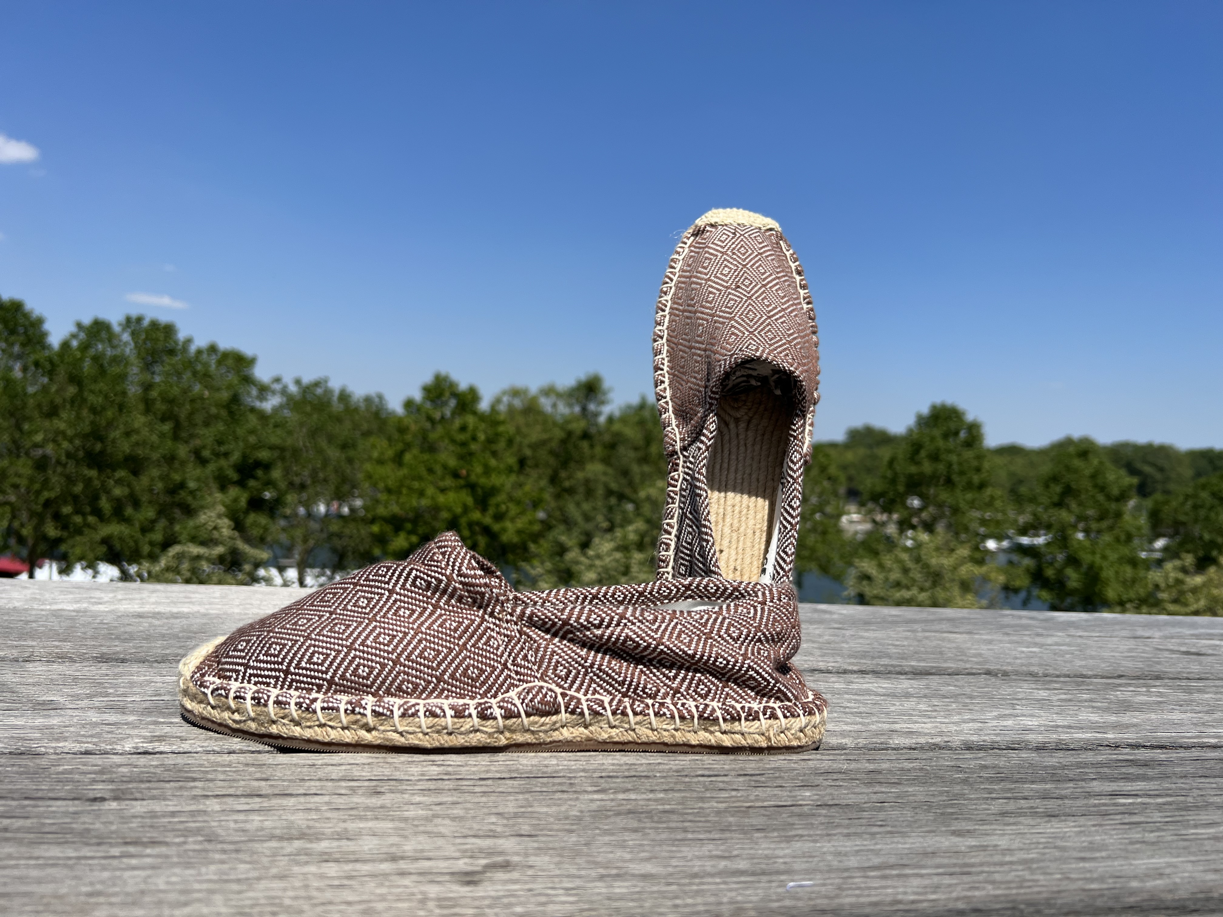 Les espadrilles Krama Heritage Diamond Bronze 3