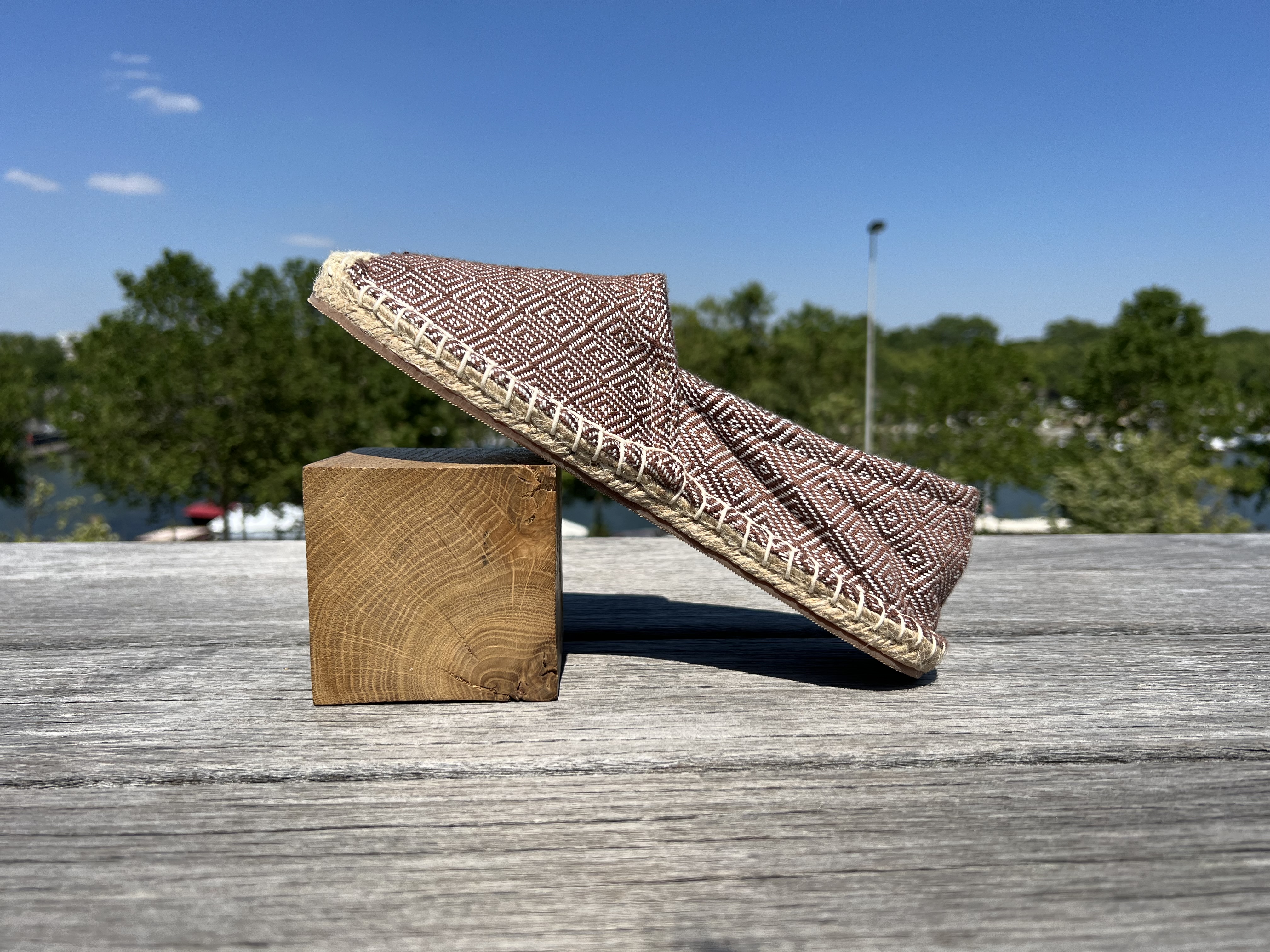 Les espadrilles Krama Heritage Diamond Bronze 4