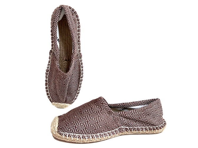 Les espadrilles Krama Heritage Diamond Bronze