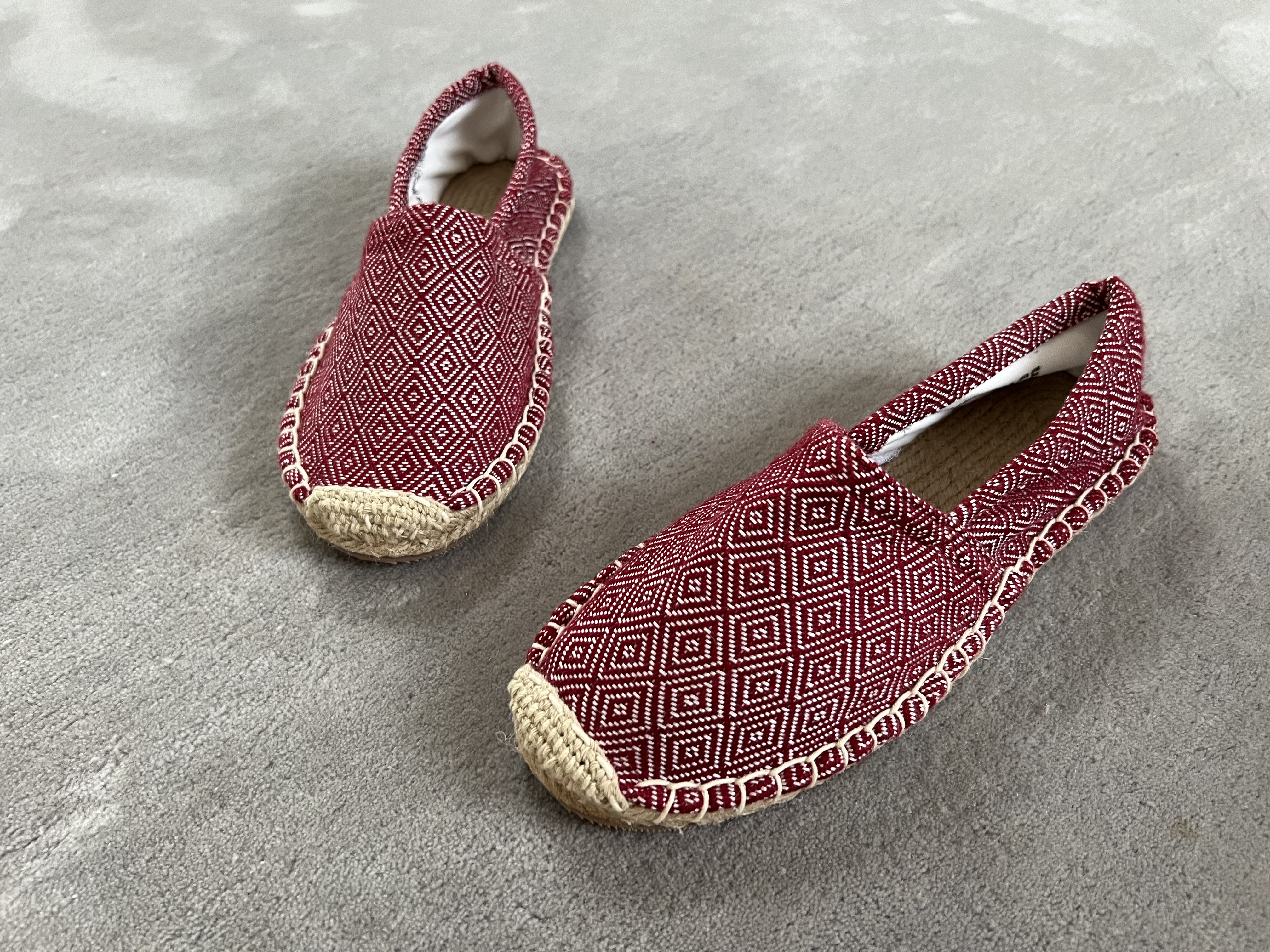 Les espadrilles Krama Heritage Diamond Rouge Brique 6