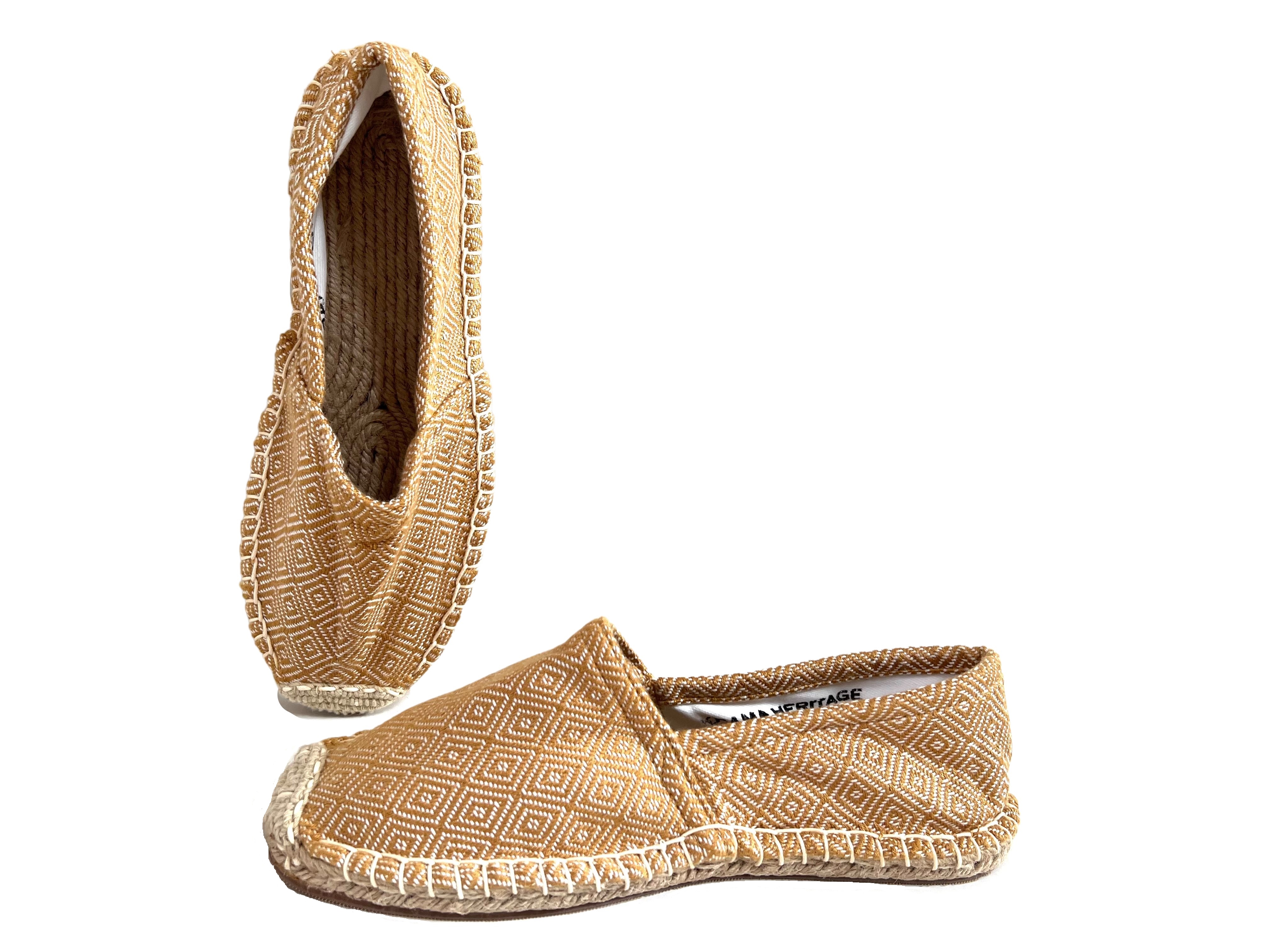 Les espadrilles Krama Heritage Diamond Or 2