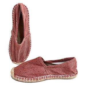 Les espadrilles Krama Heritage Diamond Beige Ocre