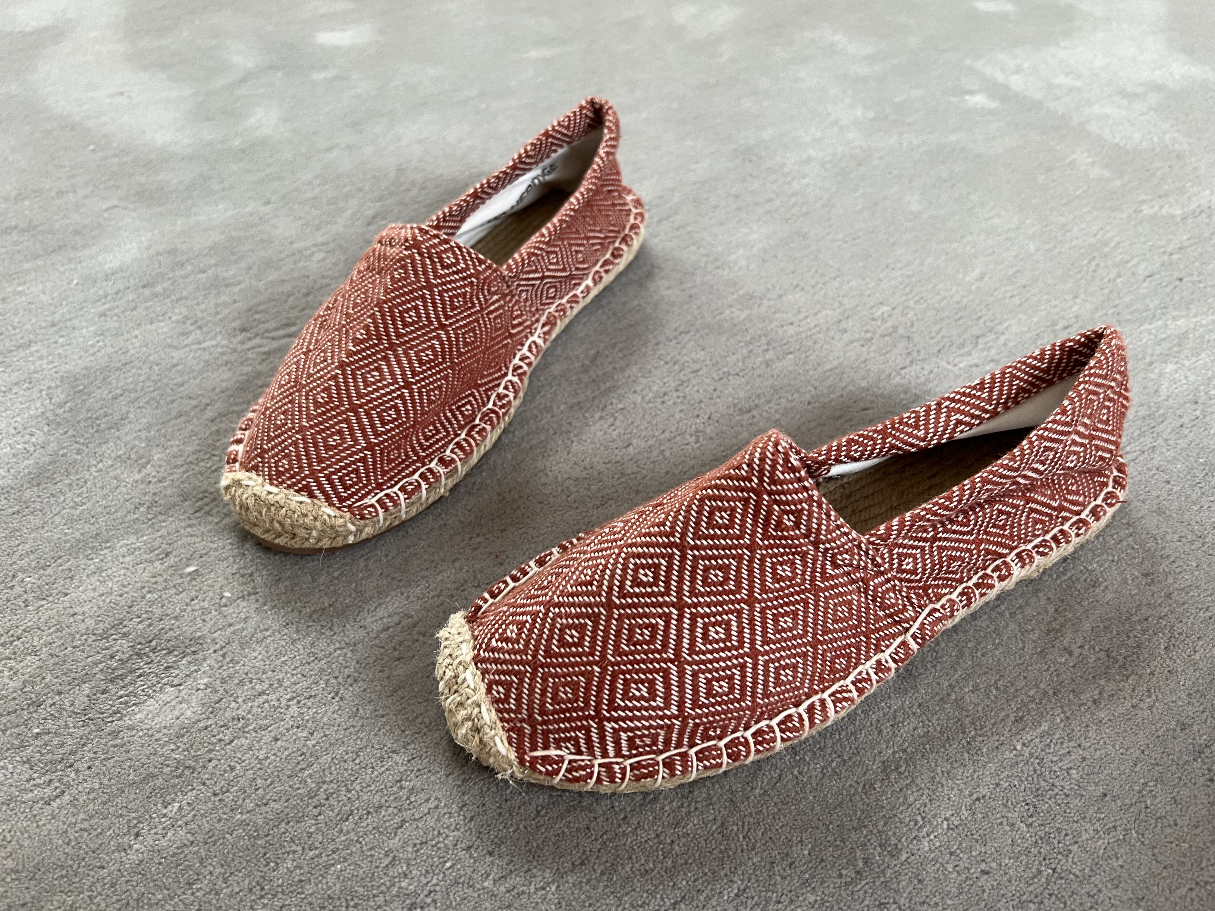 Les espadrilles Krama Heritage Diamond Beige Ocre 6
