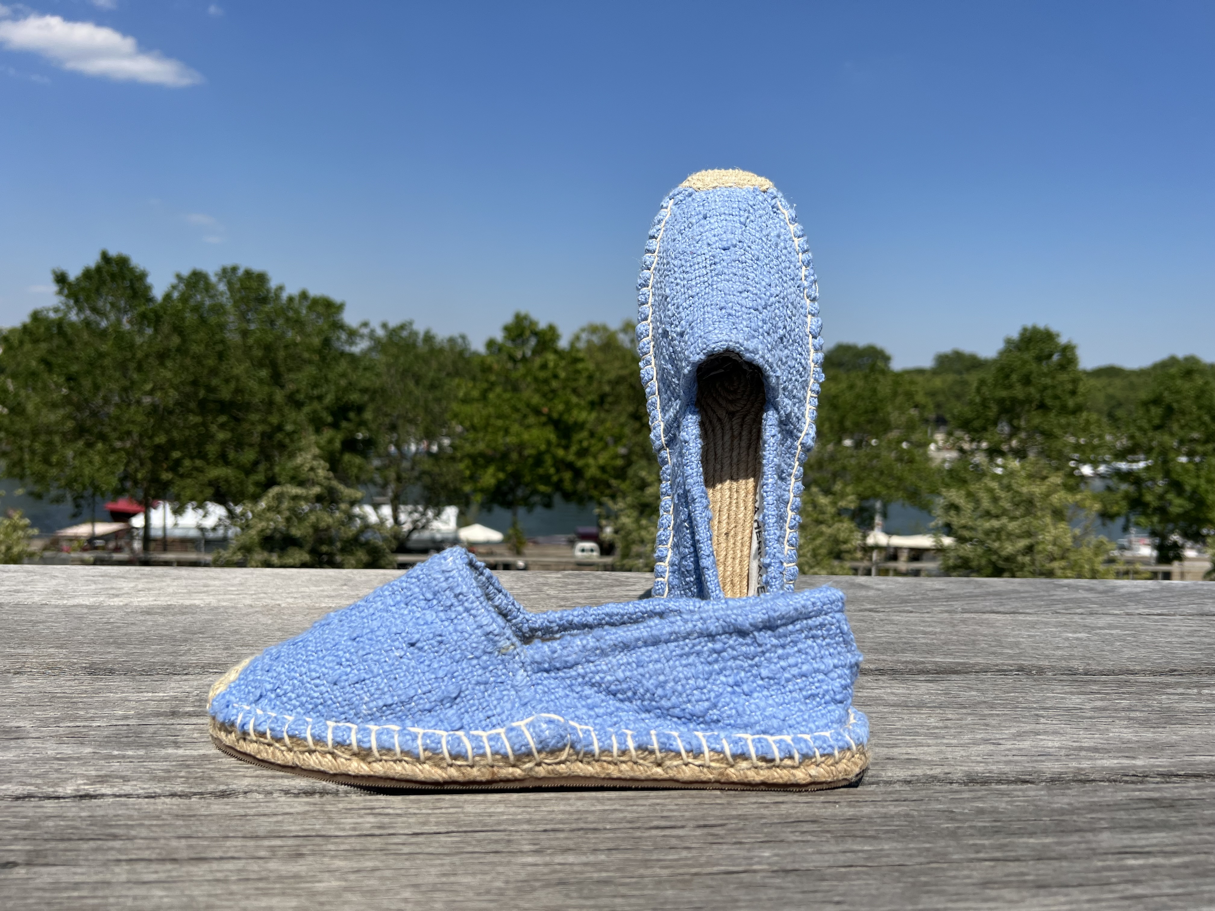 Les espadrilles Krama Heritage Naturelles Azur 2