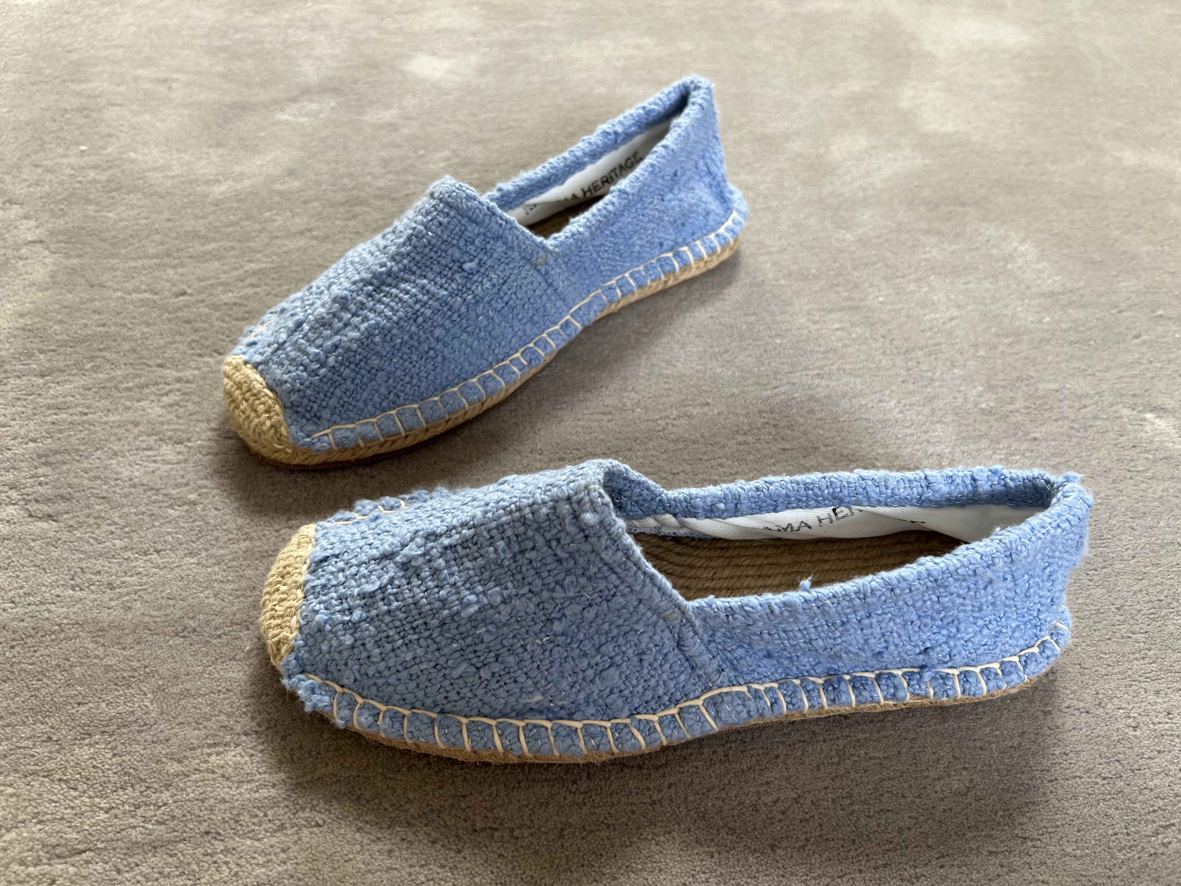 Les espadrilles Krama Heritage Naturelles Azur 6