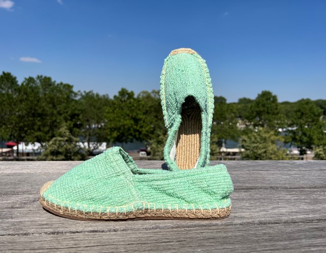 Les espadrilles Krama Heritage Naturelles Jade 2