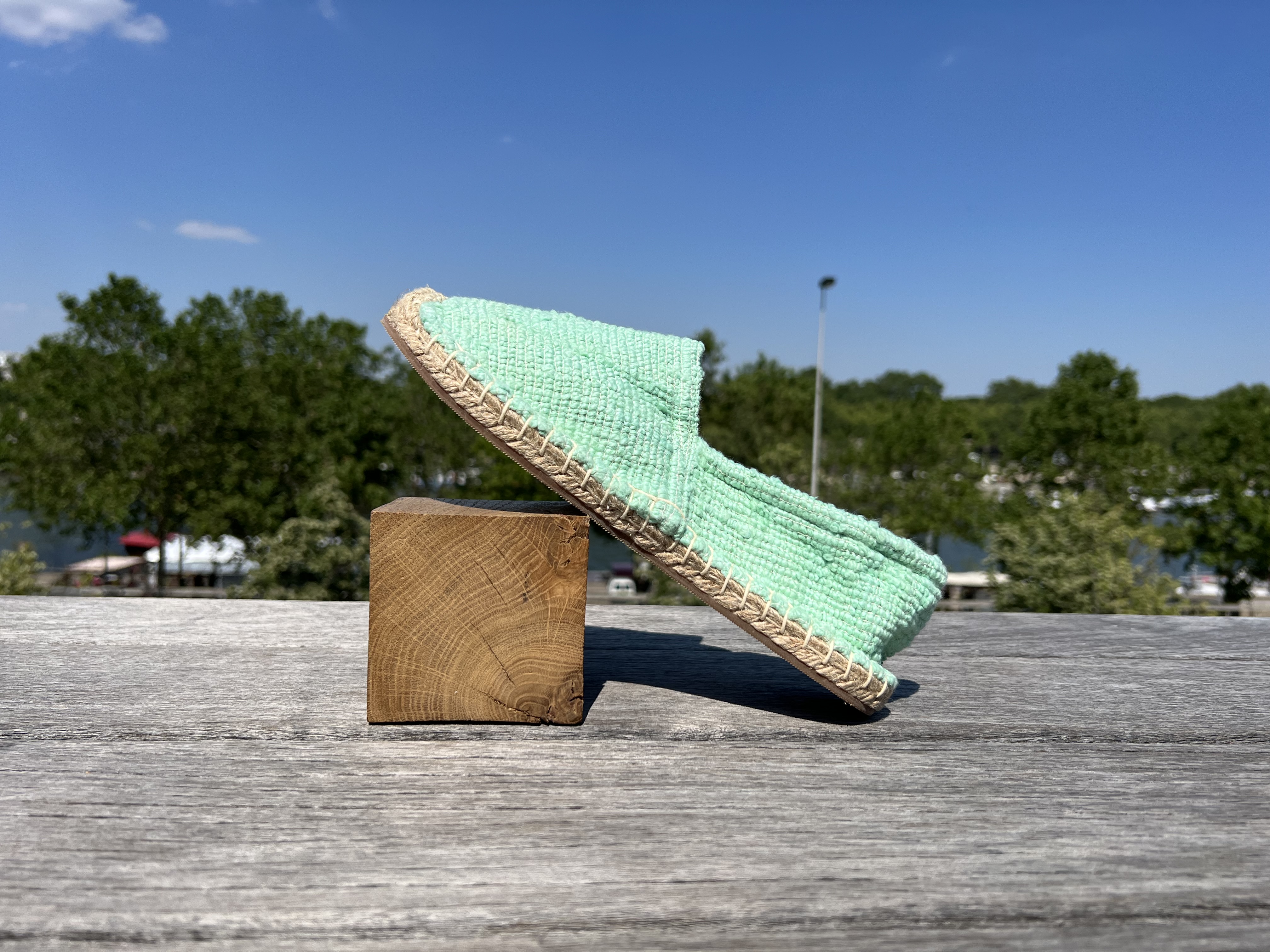 Les espadrilles Krama Heritage Naturelles Jade 3