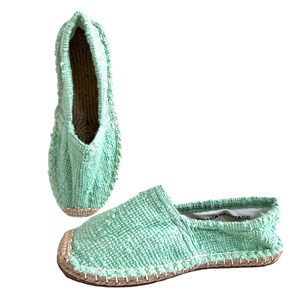 Les espadrilles Krama Heritage Naturelles Jade