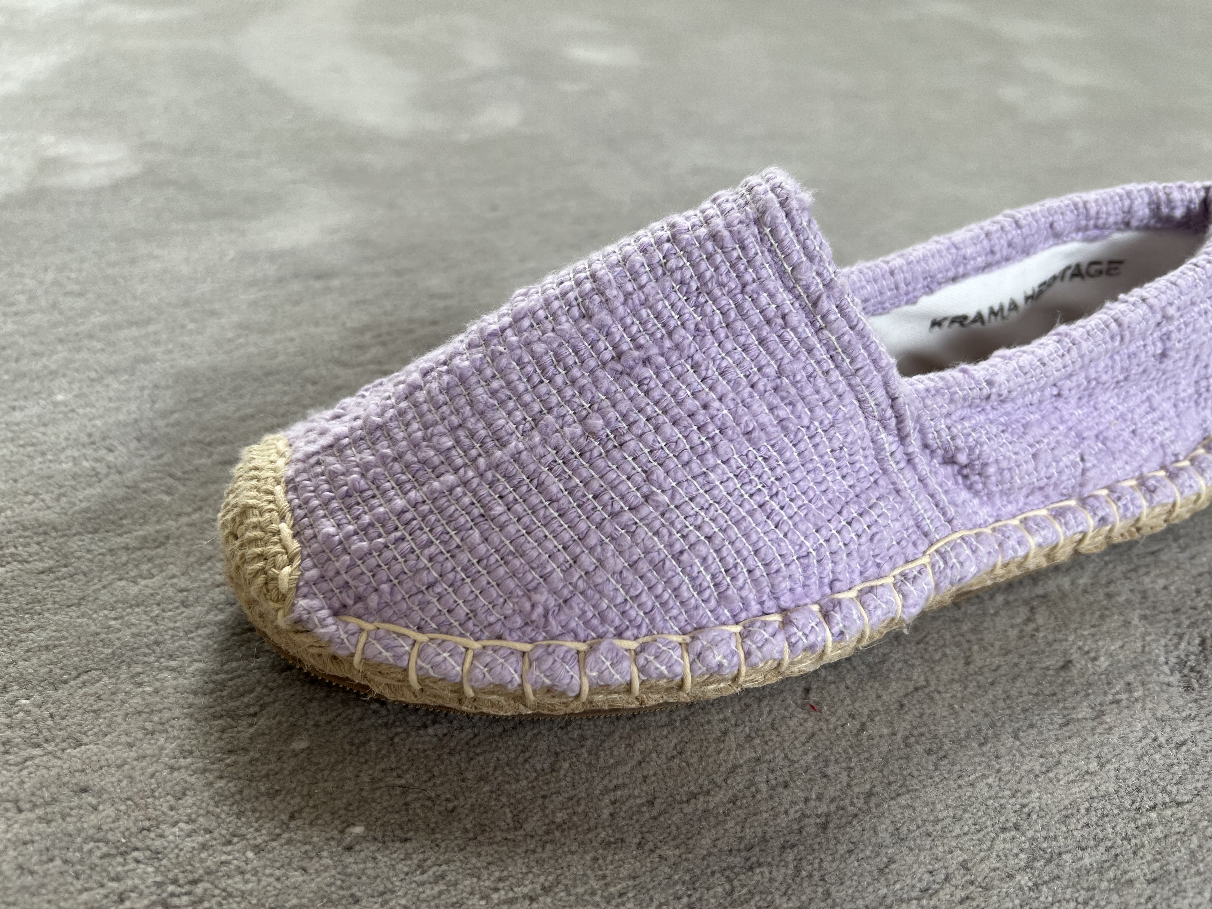 Les espadrilles Krama Heritage Naturelles Parme 5
