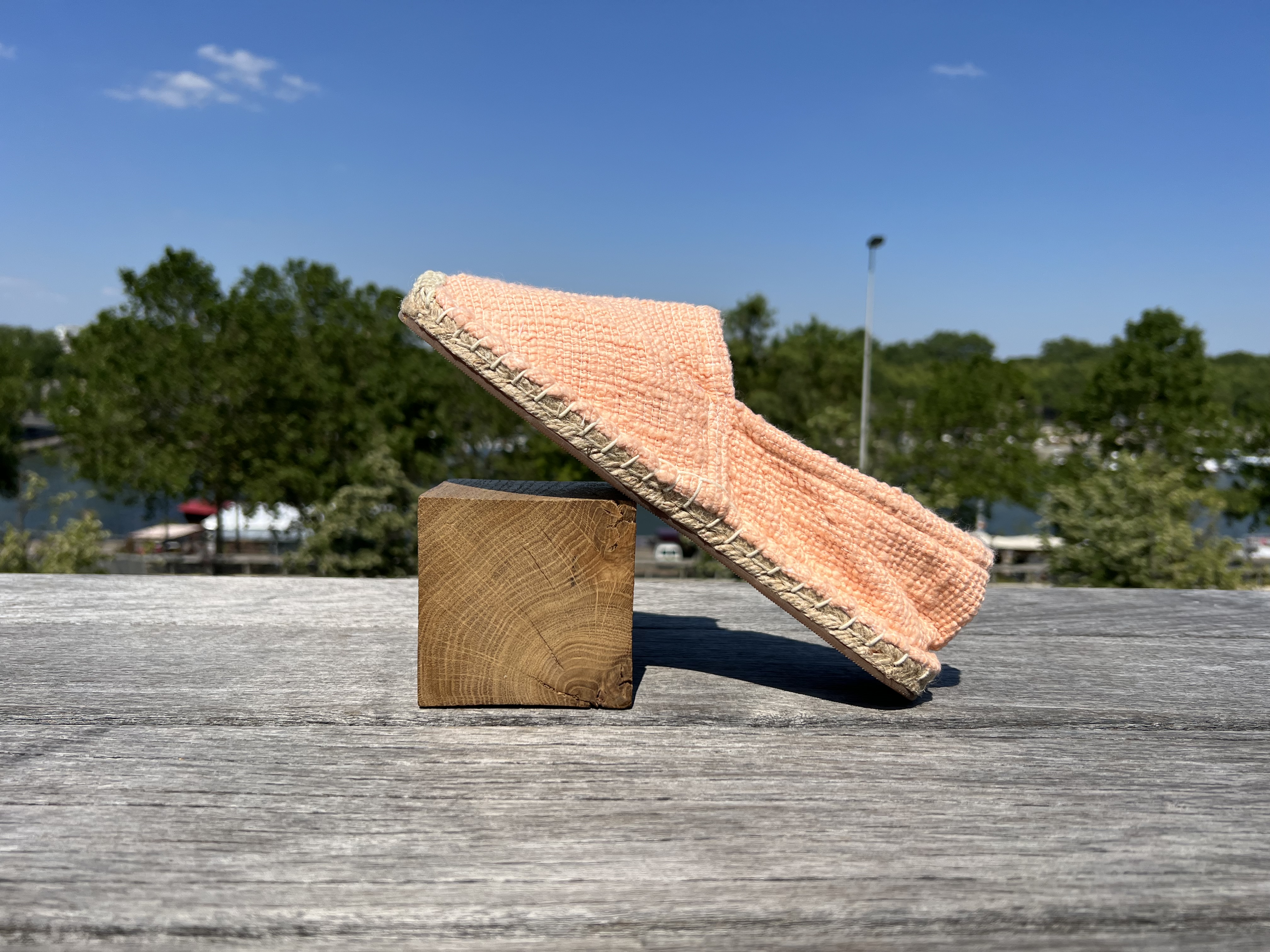 Les espadrilles Krama Heritage Naturelles Pêche 3