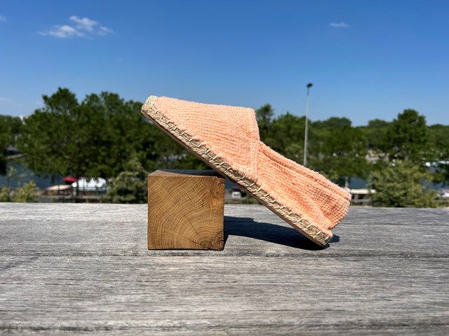 Les espadrilles Krama Heritage Naturelles Pêche 3