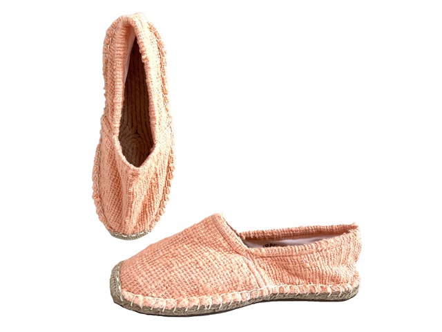 Les espadrilles Krama Heritage Naturelles Pêche 4