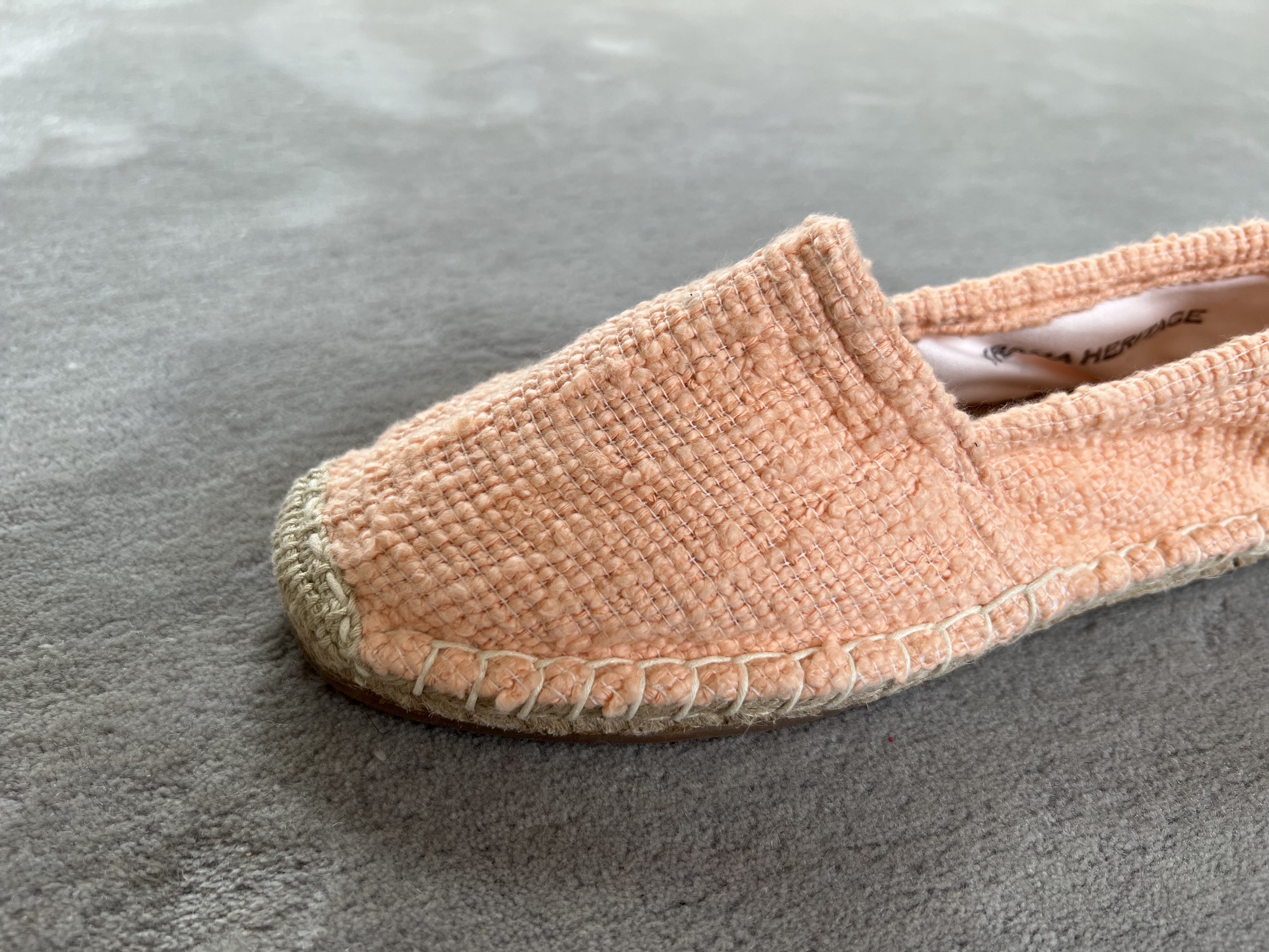 Les espadrilles Krama Heritage Naturelles Pêche 5