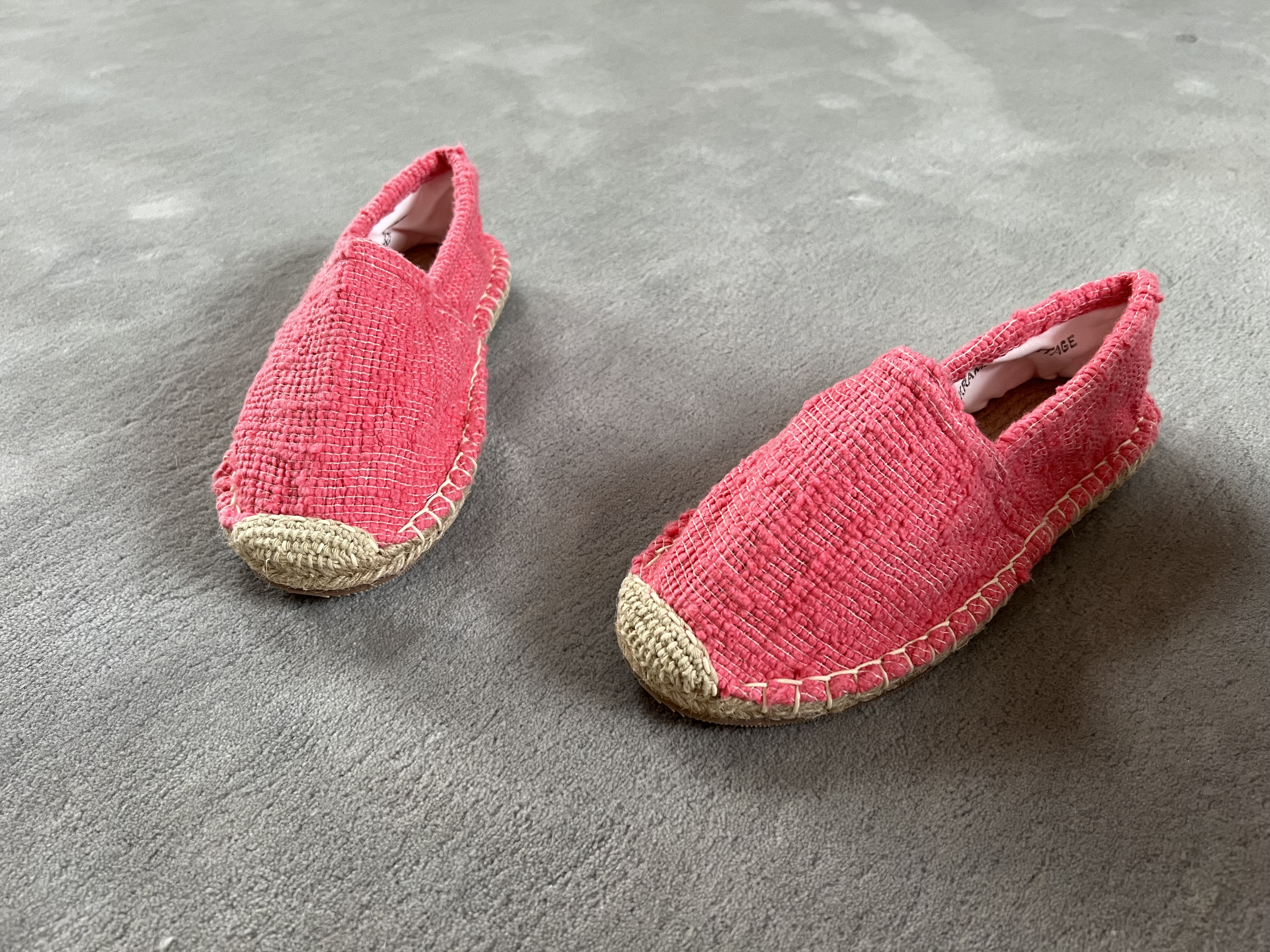Les espadrilles Krama Heritage Naturelles Framboise 6