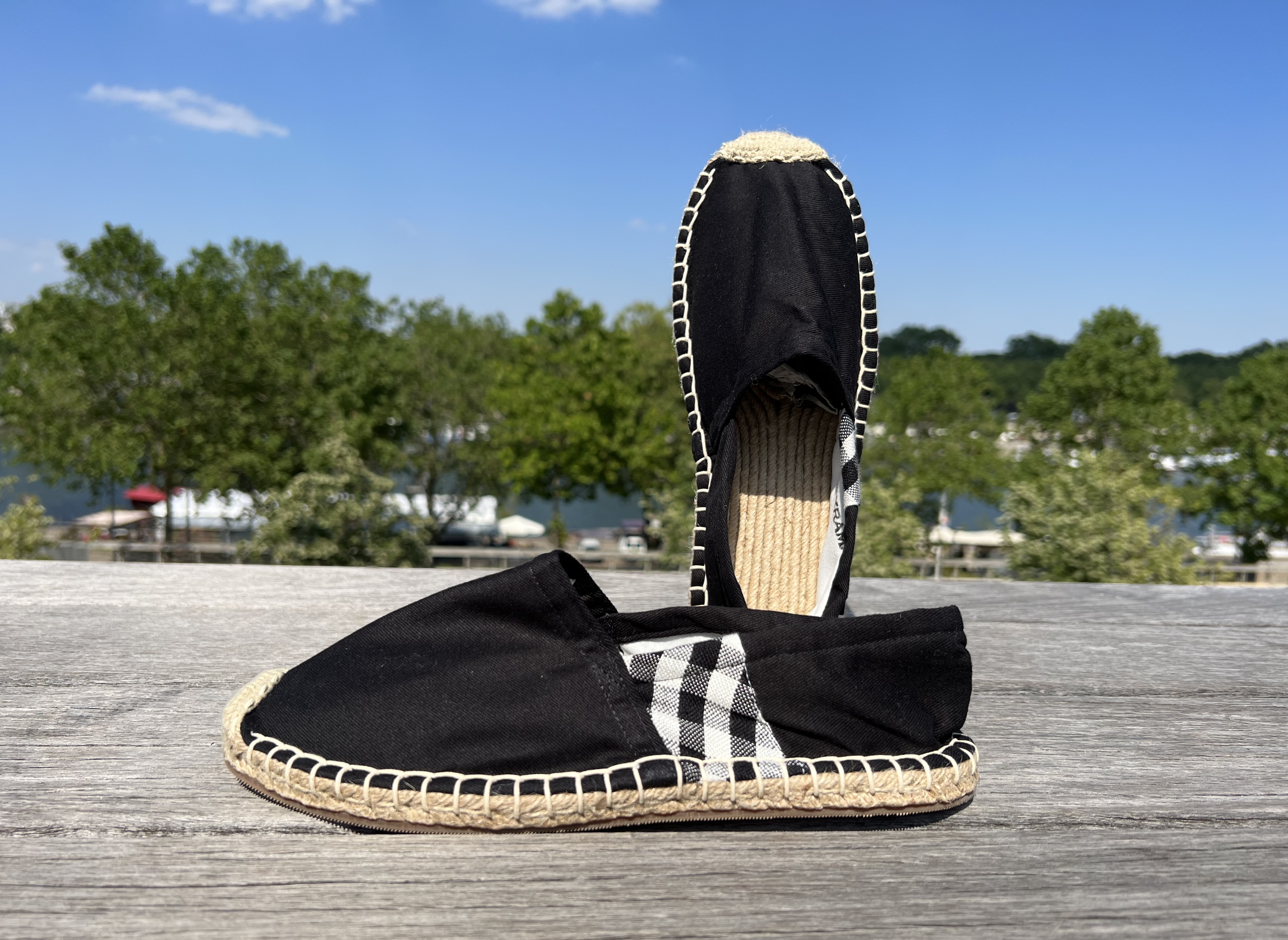 Les espadrilles Krama Heritage Krama Noires 2