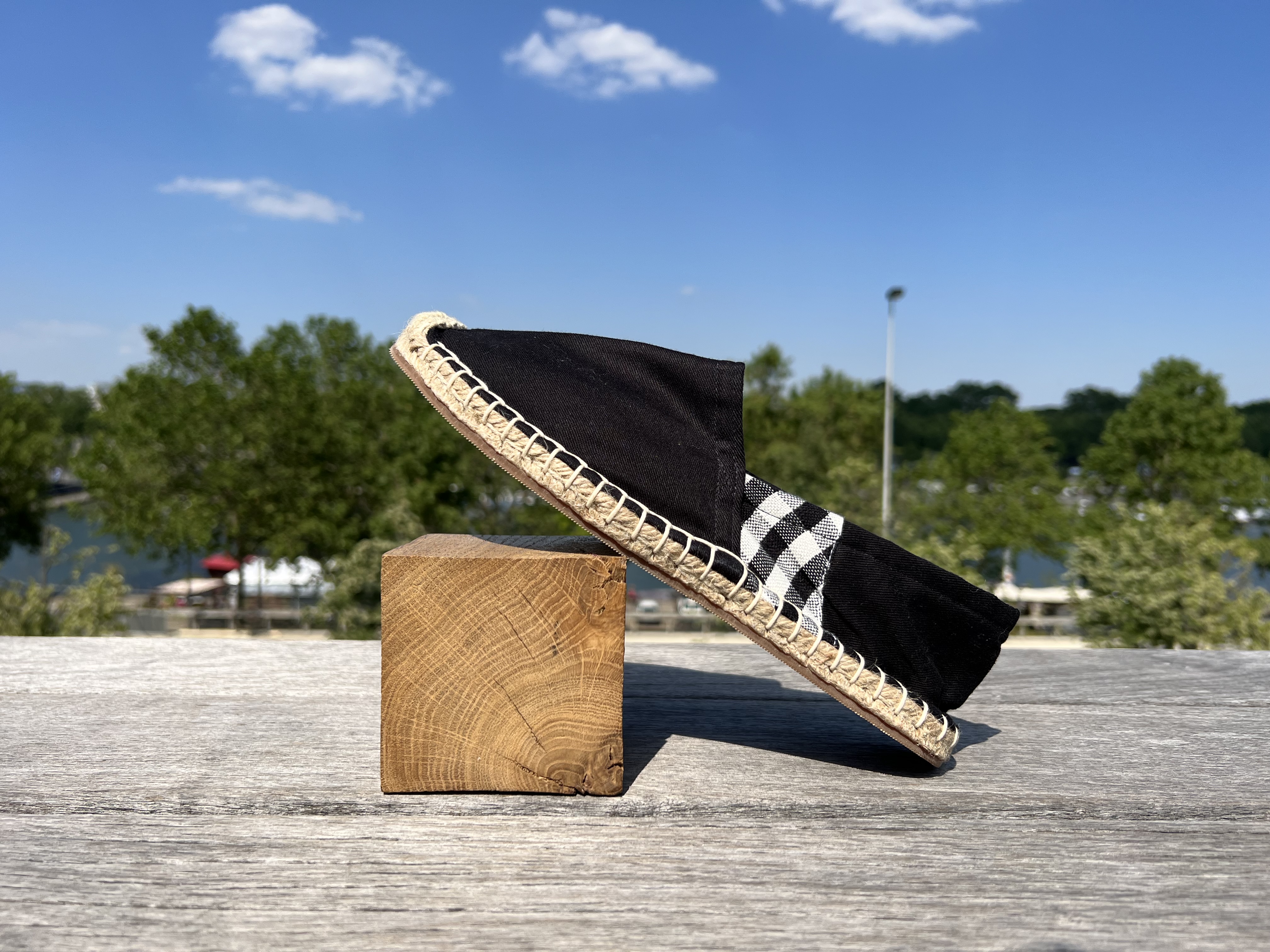 Les espadrilles Krama Heritage Krama Noires 3