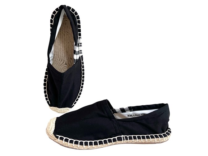 Les espadrilles Krama Heritage Krama Noires