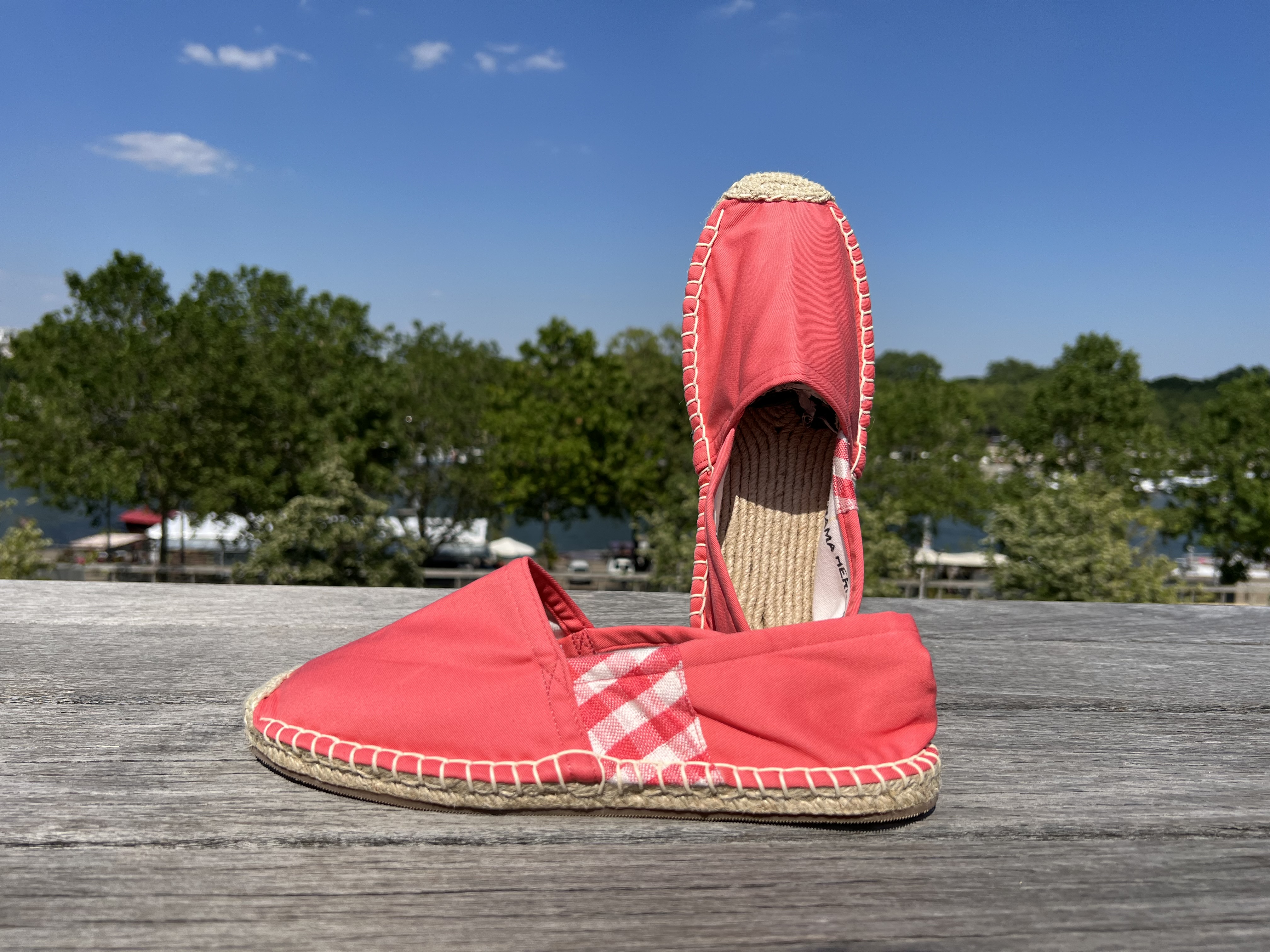 Les espadrilles Krama Heritage Krama Rose 2