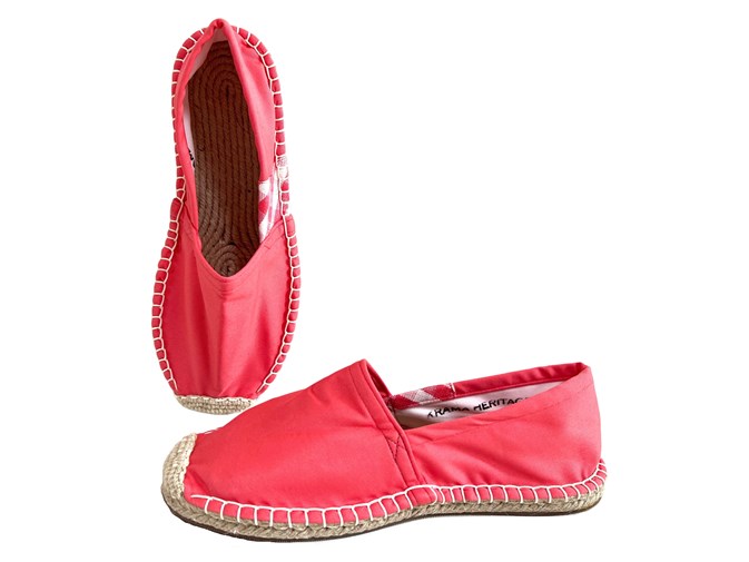 Les espadrilles Krama Heritage Krama Rose