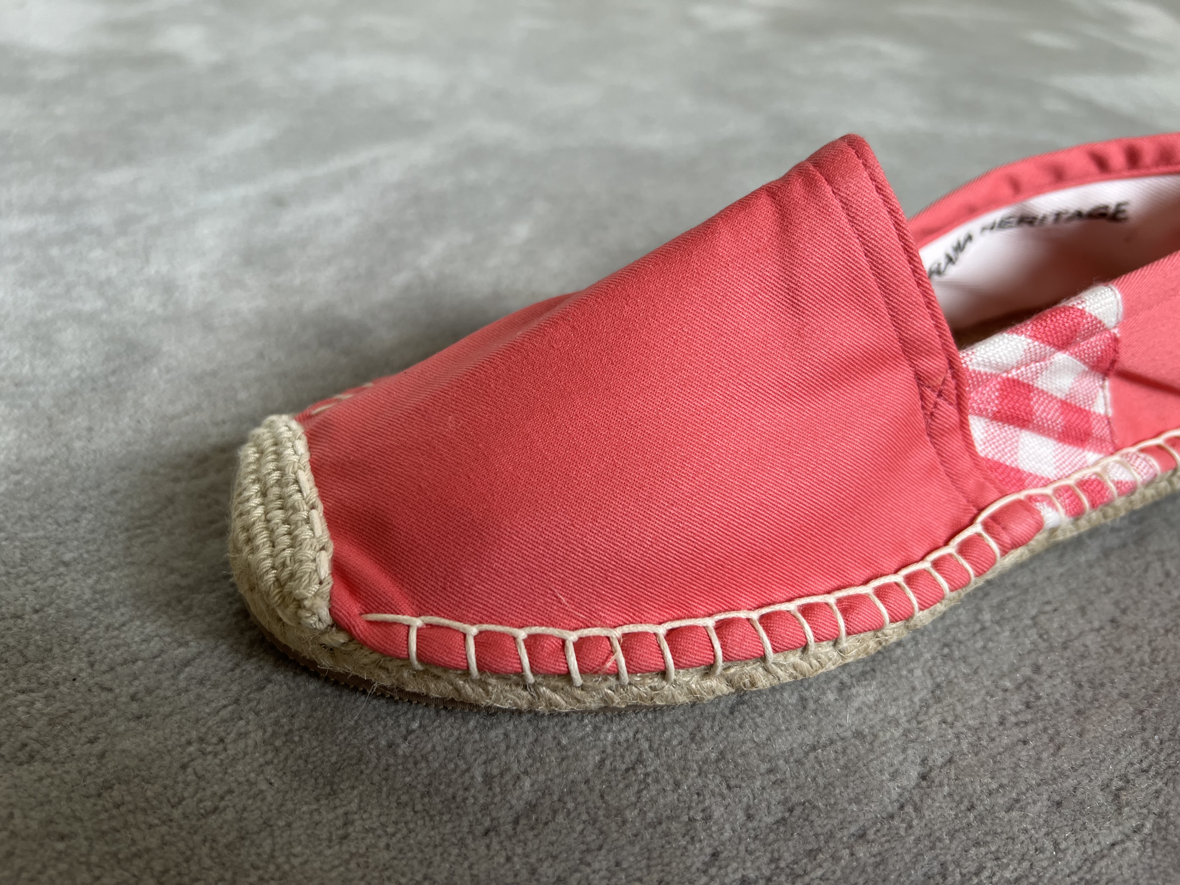 Les espadrilles Krama Heritage Krama Rose 5