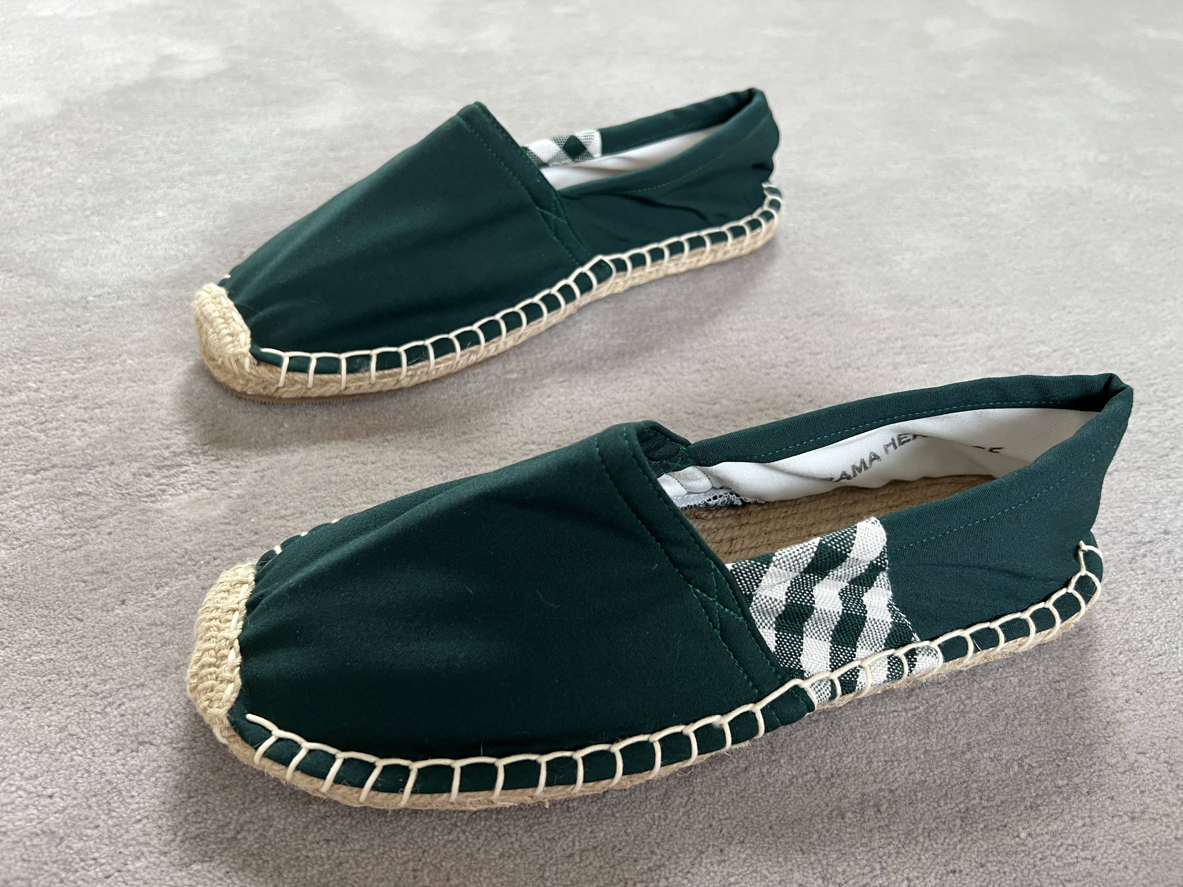 Les espadrilles Krama Heritage Krama Vertes 6