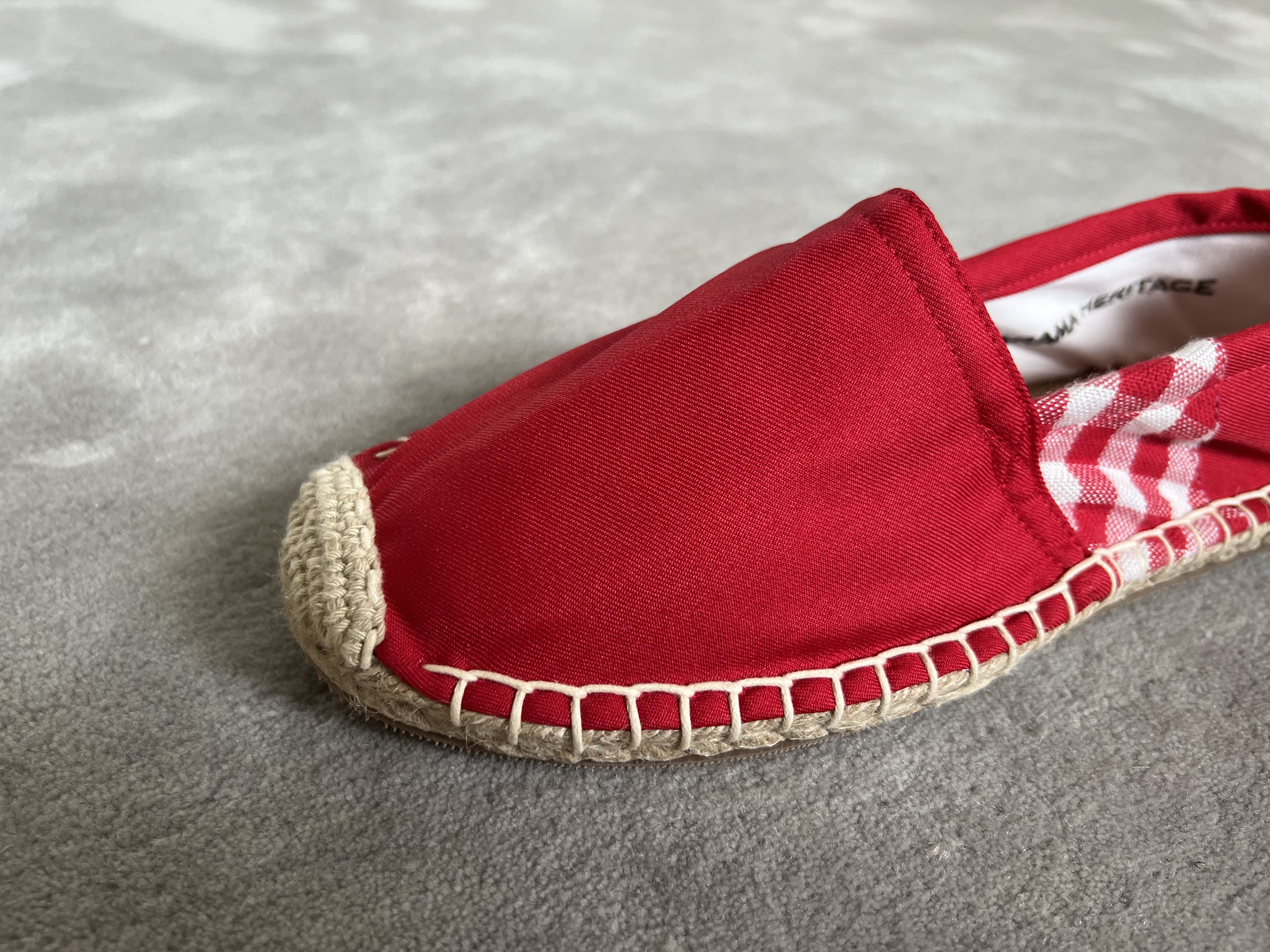 Les espadrilles Krama Heritage Krama Rouge 5
