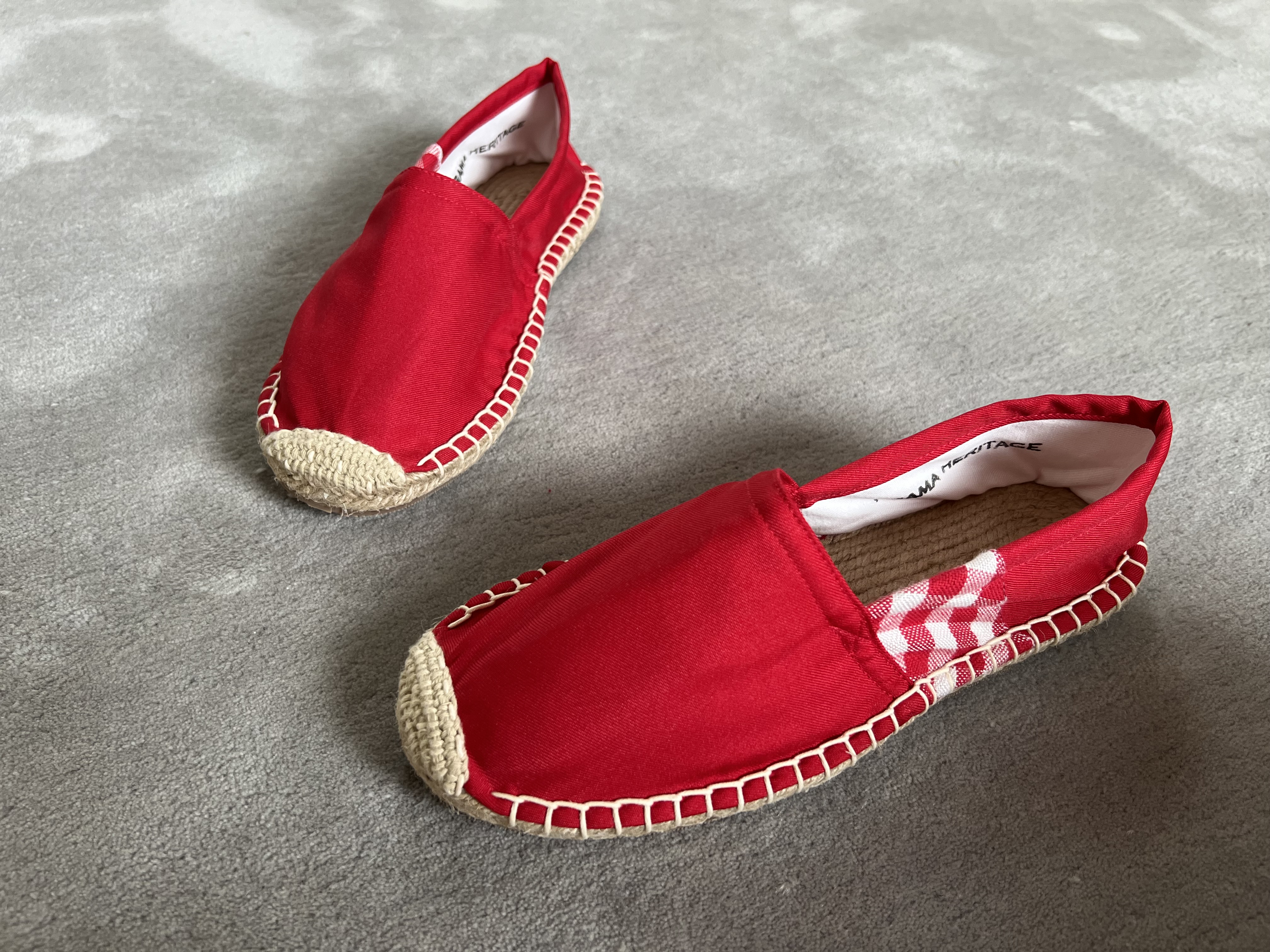Les espadrilles Krama Heritage Krama Rouge 6