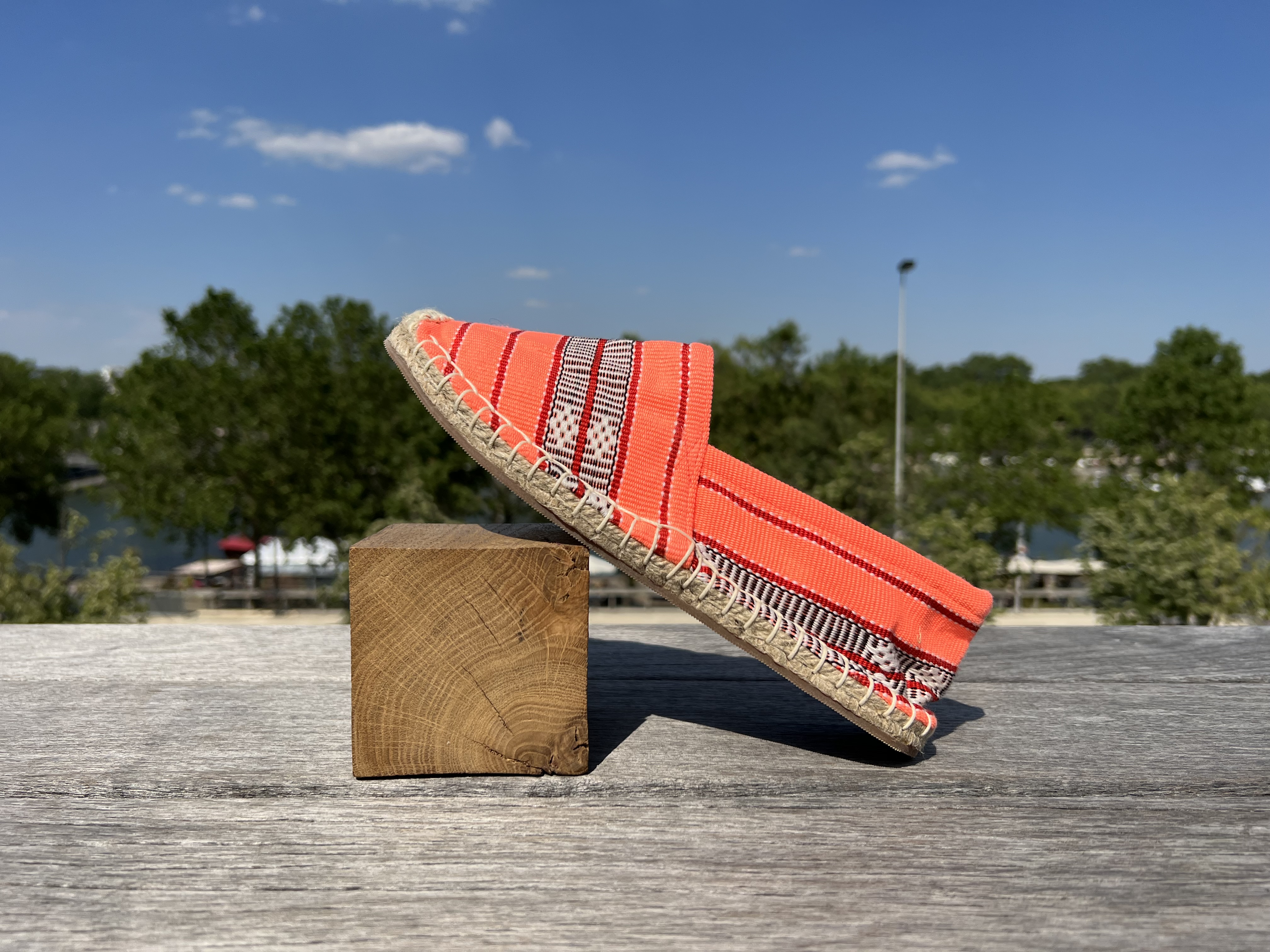 Les espadrilles Krama Heritage Ratanakiri Saumon 3