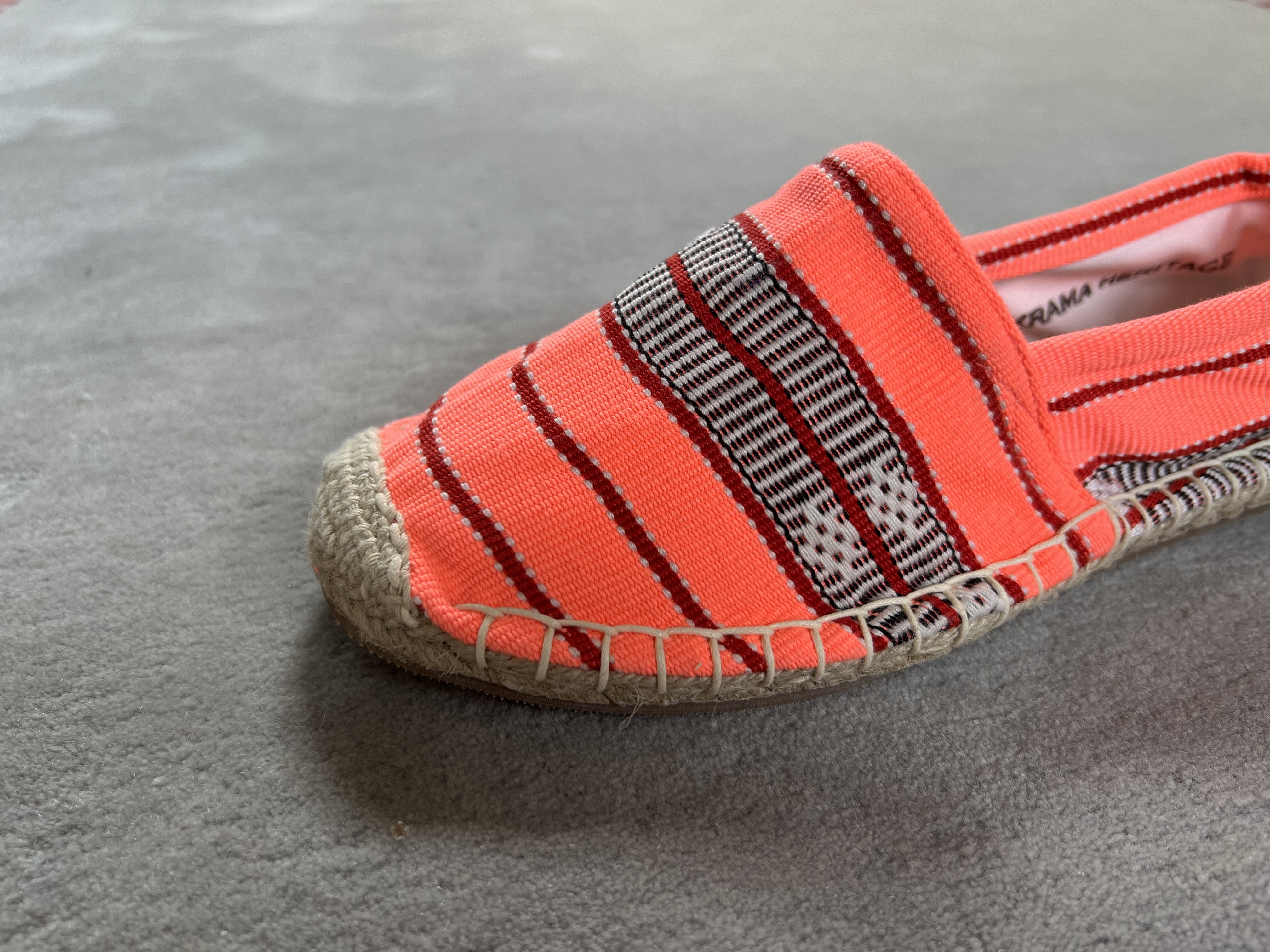 Les espadrilles Krama Heritage Ratanakiri Saumon 5