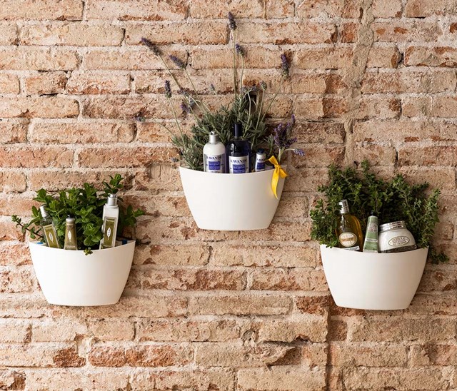 Lot de 3 pots muraux 10