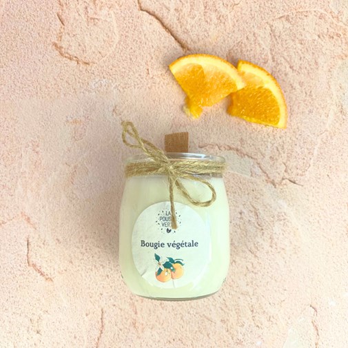 Bougie parfumée fleur d’oranger en cire végétale