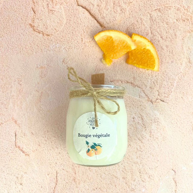 Bougie parfumée fleur d’oranger en cire végétale 2