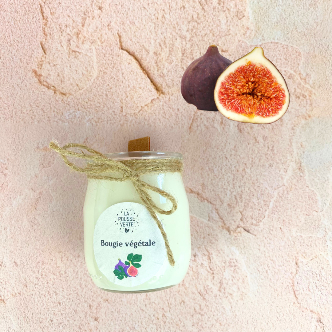 Bougie parfumée figue en cire végétale 3