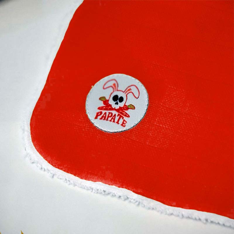 Bavoir en Coton Bio Fraise 6