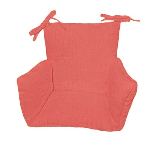 Coussin de Chaise Haute en Coton Bio Fraise