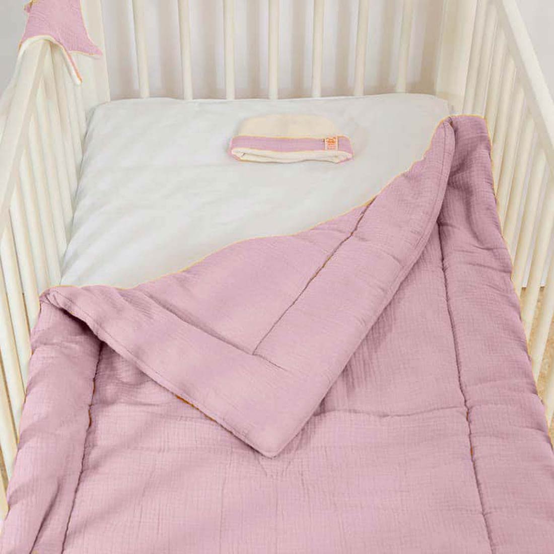 Edredon en Coton Bio Rose 2