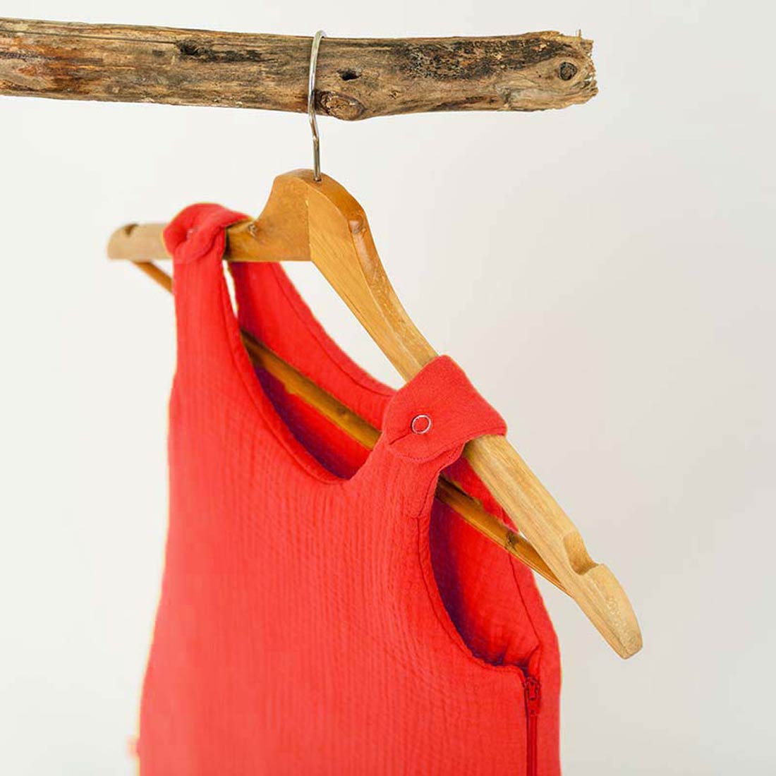 Gigoteuse Hiver en Coton Bio Fraise 3