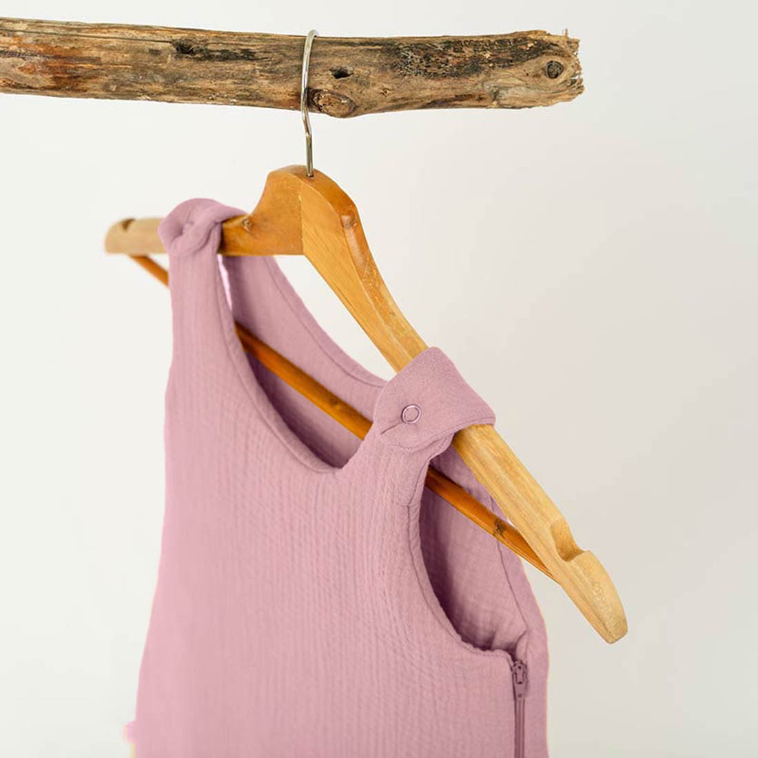 Gigoteuse Hiver en Coton Bio Rose 5